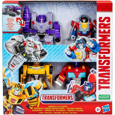 Transformers Evergreen Heroes Vs Villains 4 Pack Action Figures