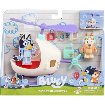 Bluey Figure & Vehicle Bingo Helicopter Pack