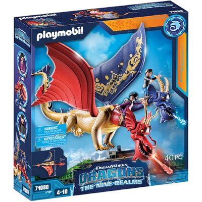 Playmobil Dragons The Nine Realms - Wu & Wei with Jun 40pc 71080