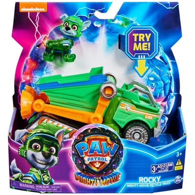 PAW Patrol The Mighty Movie Rocky Recycle Truck Vehicle