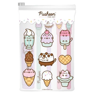 Pusheen The Cat Ice Cream Pen and Highlighter Set