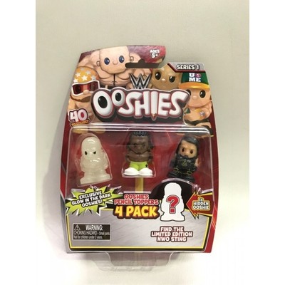WWE Series 1 Ooshies 4 Pack - 4 to Choose from [Pack : 3]