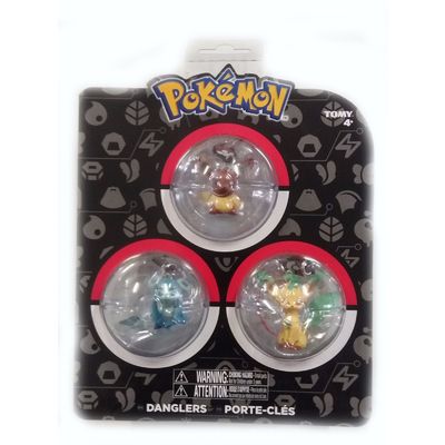 Tomy Pokemon Danglers 3 pack - Evee, Leafeon, Glaceon