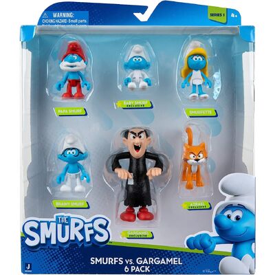 The Smurfs Vs. Gargamel 6 Figure Multipack