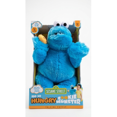 Sesame Street me so Hungry Cookie Monster Talking Puppet Plush