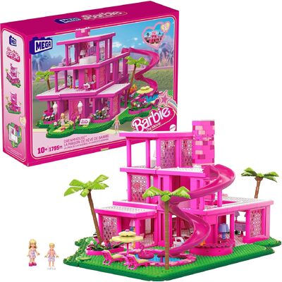 Mega Bloks Construx Barbie the Movie Replica Dreamhouse Building Kit (1795 Pieces)