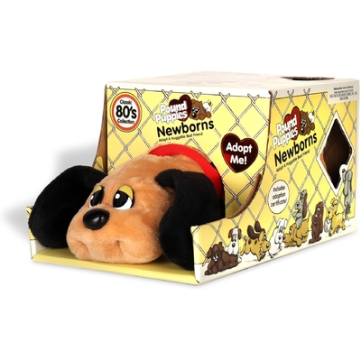 Pound Puppies Newborns Plush Light Brown