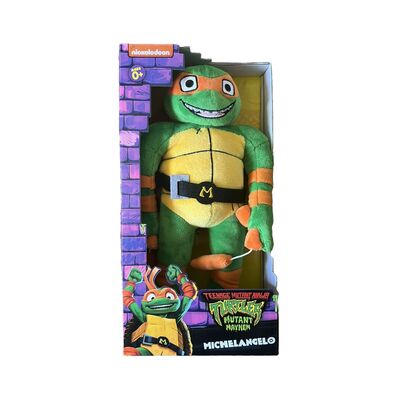 TMNT Teenage Mutant Ninja Turtles Mutant Mayhem Plush Toy- Michelangelo