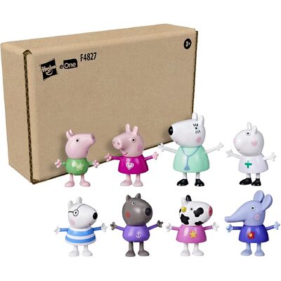 Peppa Pig and Friends Meet Dr. Polar Bear Character 8 Pack 