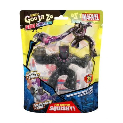 Heroes of Goo Jit Zu Goo Shifters Hero Pack Marvel Vibranium Energy Blast Black Panther