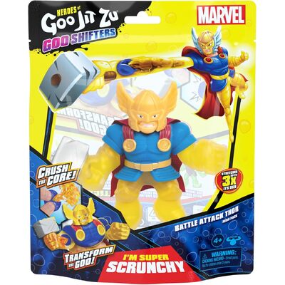 Heroes of Goo Jit Zu Goo Shifters Hero Pack Marvel Battle Attack Thor