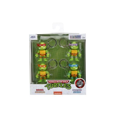 Jada Nano MetalFigs Teenage Mutant Ninja Turtles 2.5inch Keychain 4pk