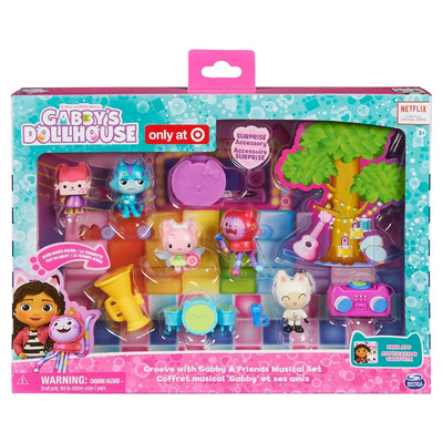 Gabby's Dollhouse Groove with Gabby & Friends Musical Playset