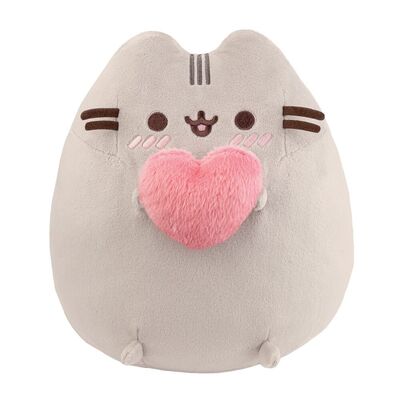 Pusheen The Cat Holding Heart 24cm Plush