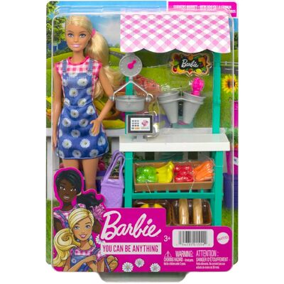 Barbie Farmers Market Doll & Playset