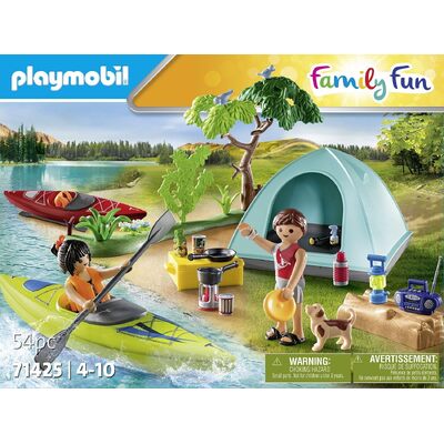 Playmobil Family Fun Camping with Kayaks 54pc 71425