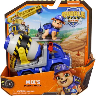 Paw Patrol Rubble And Crew Core Vehicle Mix's Mixing Truck