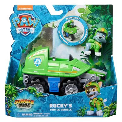 Paw Patrol Jungle Pups Rocky Turtle Vehicle
