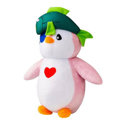 Pudgy Penguins 12" White-Pink Huggable Plush