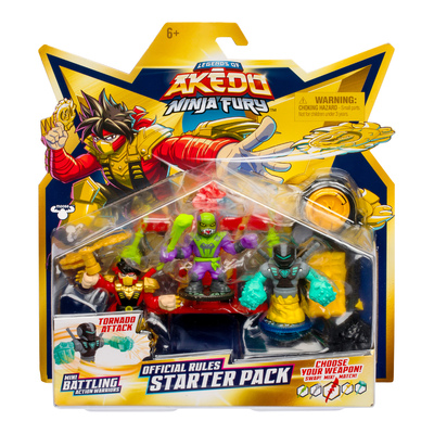 Legends of Akedo Ninja Fury Starter Pack Three Strikes Chux