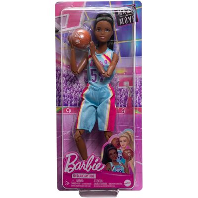 Barbie Made To Move Basketball Player Doll & Accessories HKT74