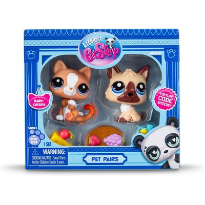 Littlest Pet Shop Pet Pairs Shepherd #30 and Cat #34