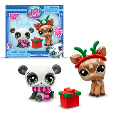 Littlest Pet Shop Pet Pairs with Virtual Code (Series 2)- Winter Pals