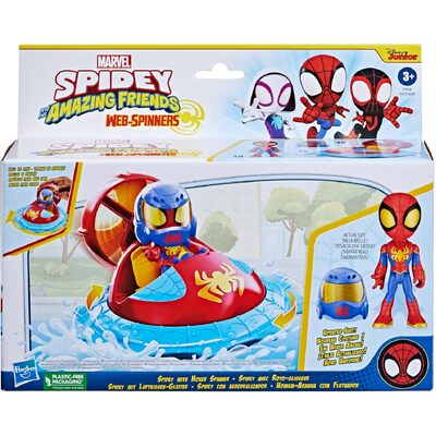 Marvel Spidey and His Amazing Friends Web-Spinners Spidey with Hover Spinner 