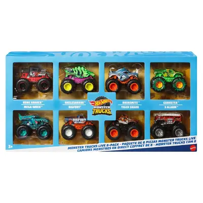 Hot Wheels Monster Trucks Live 8-Pack Assorted