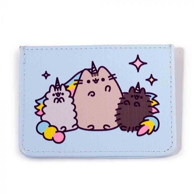 Pusheen The Cat Card Wallet with RFID Card Protection (Blue)