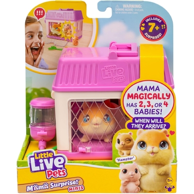 Little Live Pets Mama Surprise Minis Lil Hamster Playset