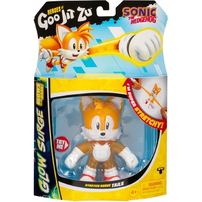 Heroes of Goo Jit Zu Sonic the Hedgehog Glow Surge Speed Surge Tails Action Figure