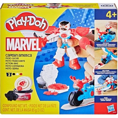 Play-Doh Marvel Captain America Moto-Slicer Playset