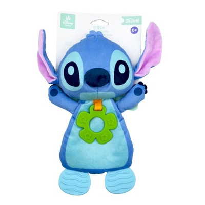Disney Baby Stitch Teether Blanket with Crinkle 