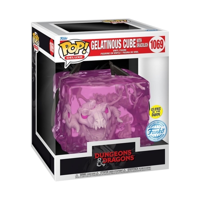 Funko POP Dungeons & Dragons Gelatinous Cube with Dracolich Glow Deluxe #1069  