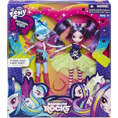 My Little Pony Equestria Girls Aria Blaze and Sonata Dusk Doll, 2-Pack