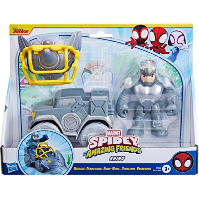 Marvel Spidey and His Amazing Friends Rhino Wrecker Set Figure