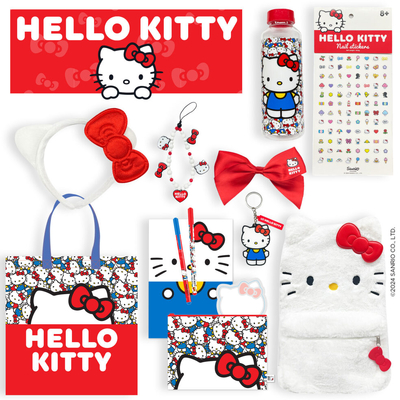 Hello Kitty Red Showbag 2024 (backpack, drink bottle, headband)