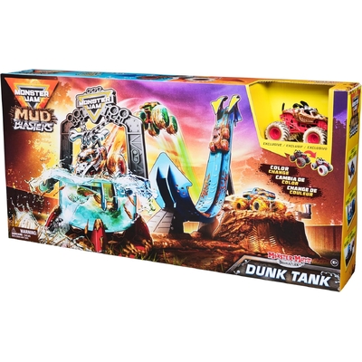  Monster Jam 1:64 Truck Wash Dalmatian Dunk Tank Playset