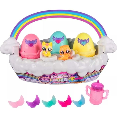 Hatchimals Alive! - Neon Rainbow Spring Basket
