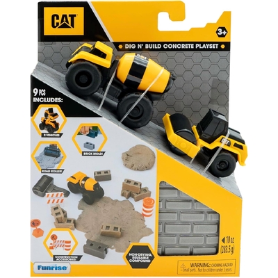 CAT Construction Little Machines Dig N' Build Concrete Playset - 2 Pack