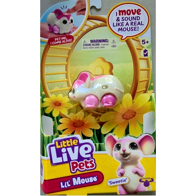 Little Live Pets Mouse Single Pack Interactive Pet - Sweetie