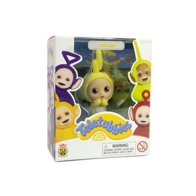 Teletubbies - 2.5'' Flocked Collectible Figure (Flocked Laa-Laa)