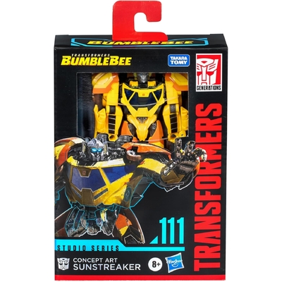 Transformers Studio Series Deluxe Bumblebee 111 Concept Art Sunstreaker 4.5” 