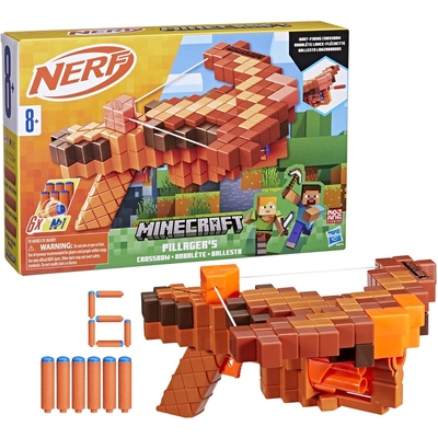 Nerf Minecraft Pillager's Crossbow Dart Blaster