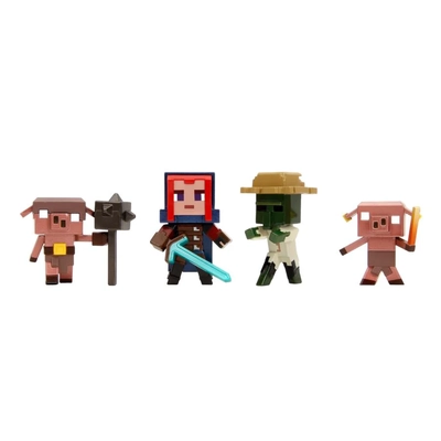 Jada Minecraft - Legends 2.5" MetalFig - Set of 4