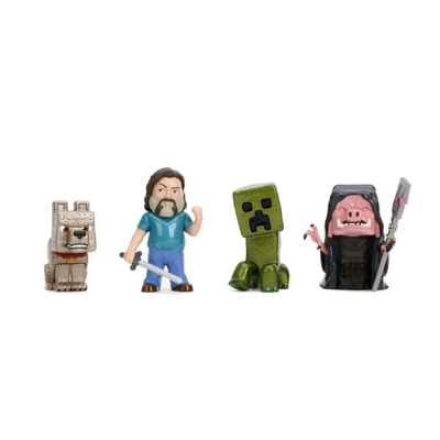 Jada Minecraft (2025) 2.5" MetalFig - Set of 4
