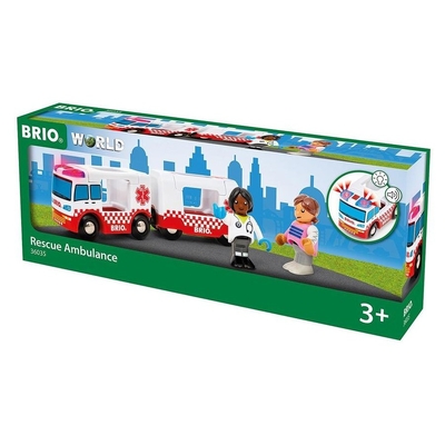 Brio World Rescue Ambulance 4pc 36035