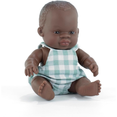 Miniland Educational My Friends & Me African Boy Doll with clothing 21cm