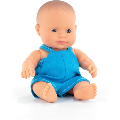 Miniland Educational My Friends & Me Caucasian Boy Doll with clothing 21cm